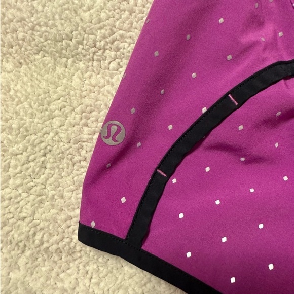 Lululemon Run Times Shorts Reflective Night Fall Ultra Violet Silver Athletic - Picture 9 of 13